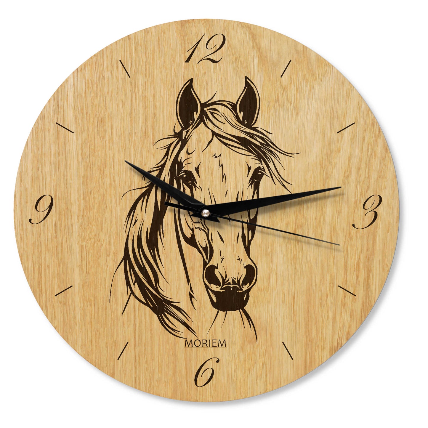 Wanduhr pferd -Wohnzimmeruhr Vintage Motive- 30 cm/40 cm groß