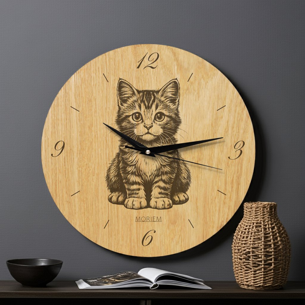 Wanduhr Katzen Motive