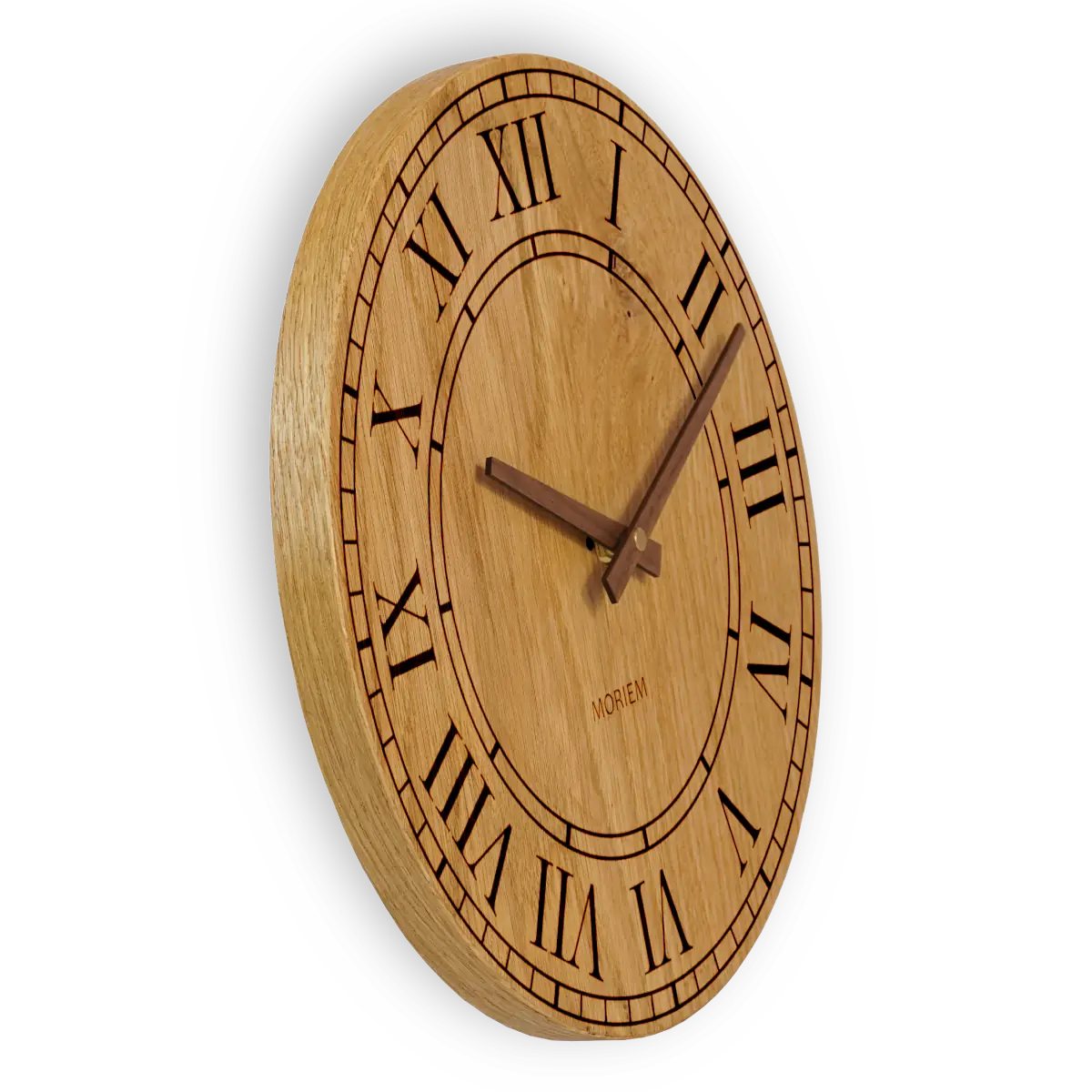 Wanduhr Holz - vintage Design 30 cm