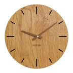 Wanduhr Holz Eiche modern 30 cm