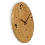 Moderne Uhr Wohnzimmer aus Holz - Eiche XXL 40 cm