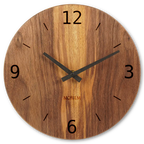 MORIEM - Wanduhr Nussbaum modern 30 cm