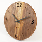 MORIEM - Wanduhr Nussbaum modern 30 cm