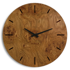 Wanduhr Wohnzimmer groß aus Holz 40 cm