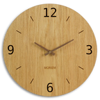 Moderne Uhr Wohnzimmer aus Holz - Eiche XXL 40 cm