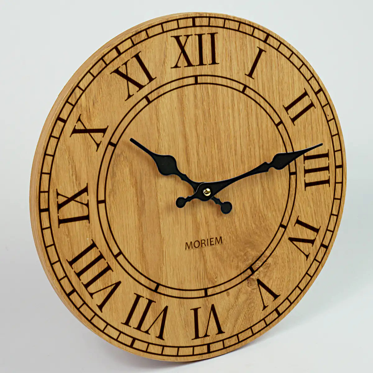 Wanduhr Holz - vintage Design 30 cm