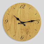 Holzwanduhr - Eiche rustikal 30 cm