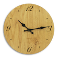 Holzwanduhr - Eiche rustikal 30 cm