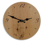 Holzwanduhr - Eiche rustikal 30 cm