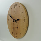 Holzwanduhr - Eiche rustikal 30 cm