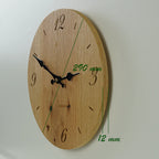 Holzwanduhr - Eiche rustikal 30 cm