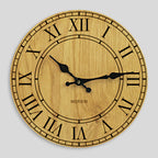 Wanduhr Holz - vintage Design 30 cm