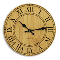 Wanduhr Holz - vintage Design 30 cm