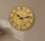 Wanduhr Holz - vintage Design 30 cm