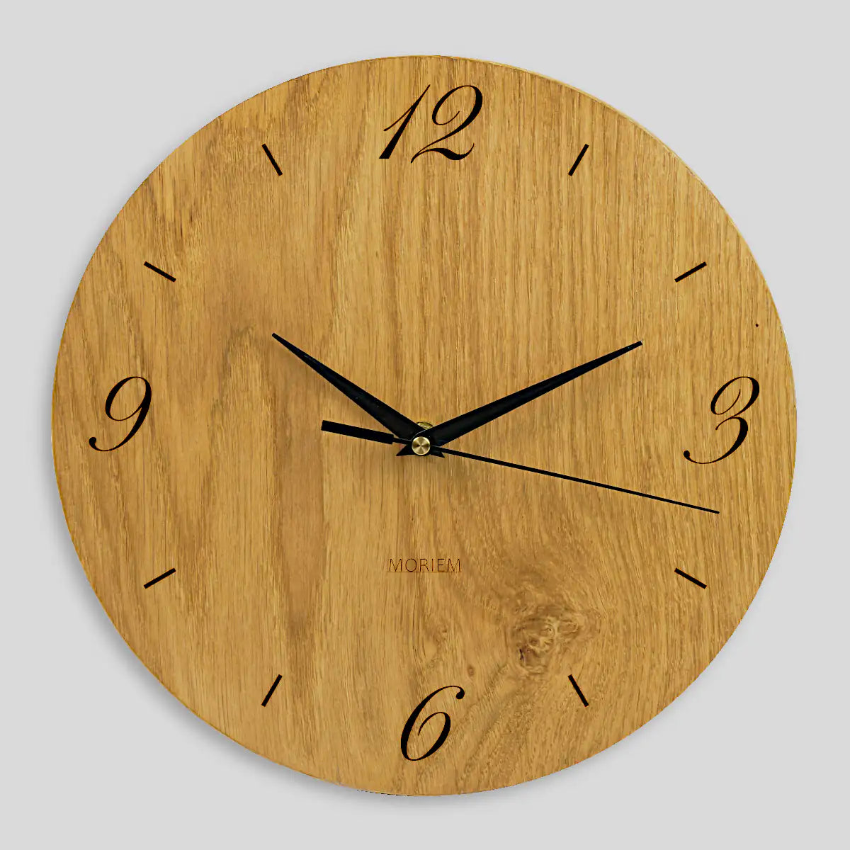 Wohnzimmeruhr Eiche - 30 cm