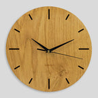 Moderne Uhr Wohnzimmer aus Holz - Eichenfurnier 30 cm