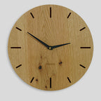 Moderne Uhr Wohnzimmer aus Holz - Eichenfurnier 30 cm
