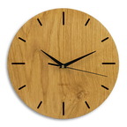 Moderne Uhr Wohnzimmer aus Holz - Eichenfurnier 30 cm