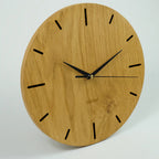 Moderne Uhr Wohnzimmer aus Holz - Eichenfurnier 30 cm