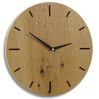 Moderne Uhr Wohnzimmer aus Holz - Eichenfurnier 30 cm