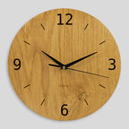 MORIEM - Wohnzimmeruhr Holz Eiche 30 cm