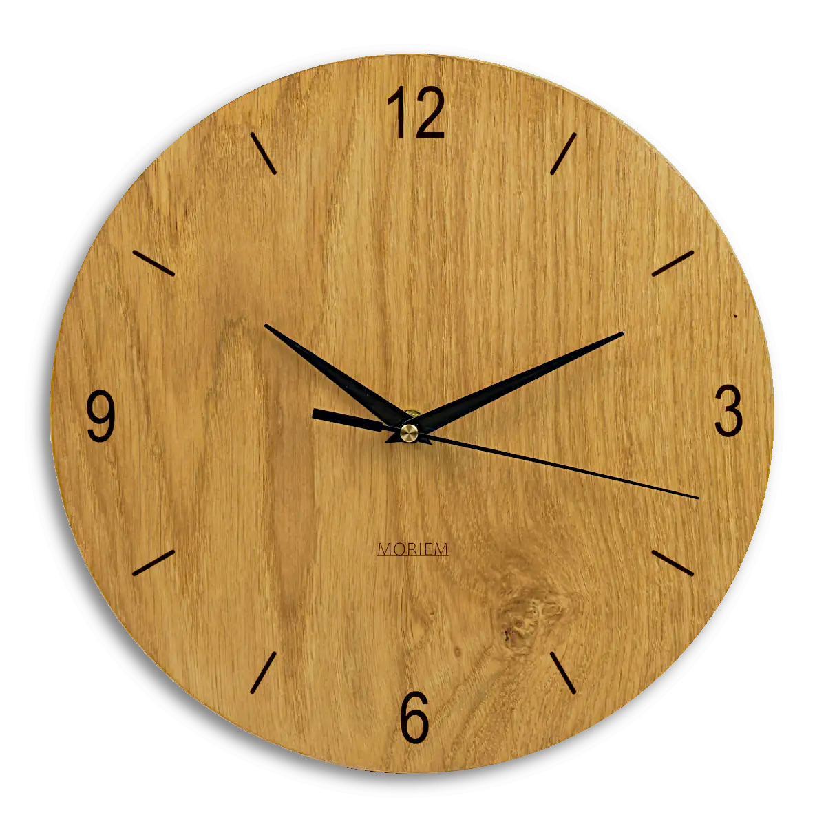 MORIEM - Wanduhr eiche modern 30 cm