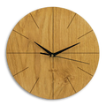 Wanduhr lautlos modern aus Holz 30 cm