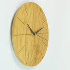 Wanduhr lautlos modern aus Holz 30 cm
