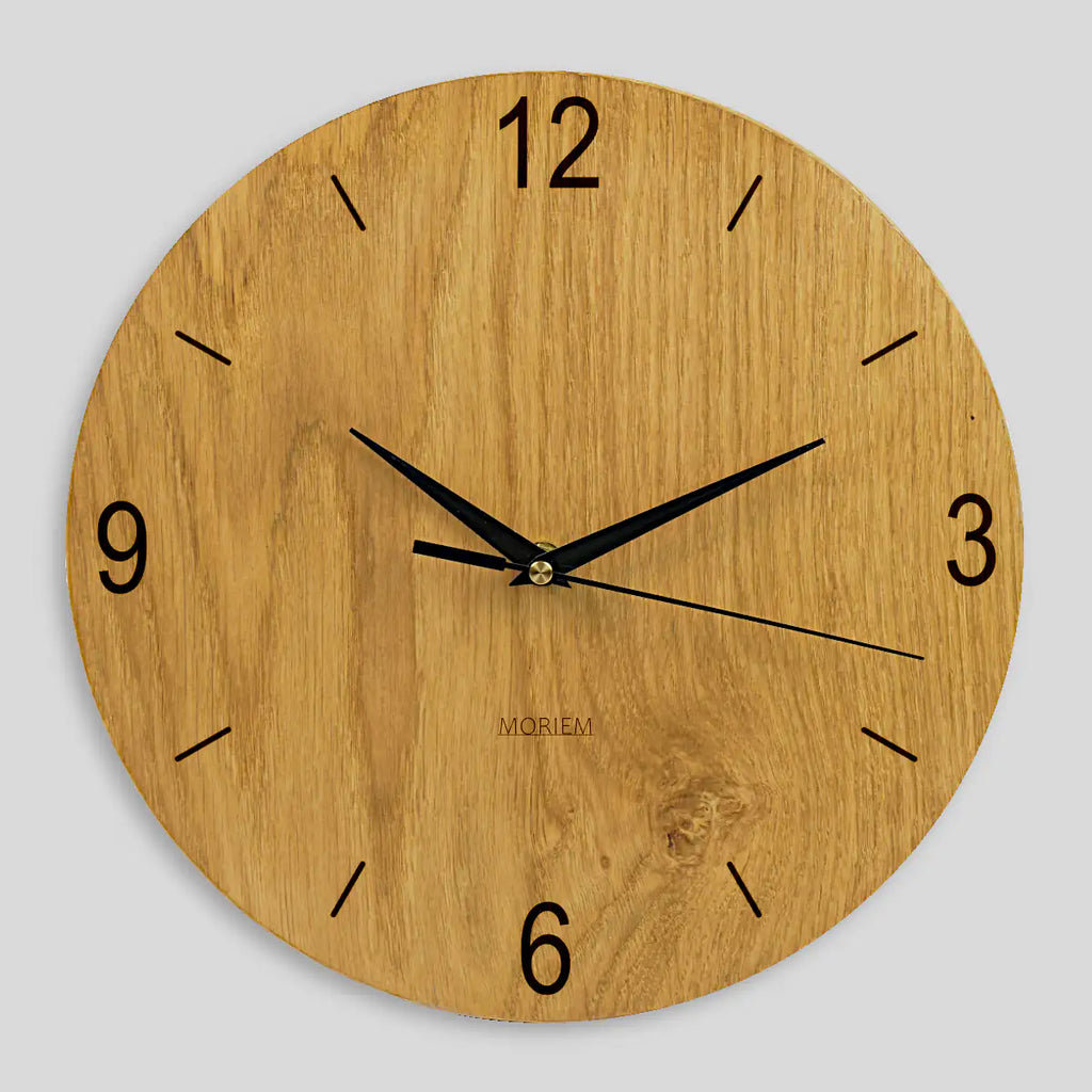 Küchenwanduhr Wohnzimmeruhr aus Holz 30 cm