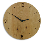 Küchenwanduhr Wohnzimmeruhr aus Holz 30 cm