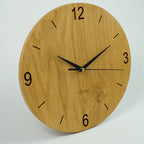 Küchenwanduhr Wohnzimmeruhr aus Holz 30 cm