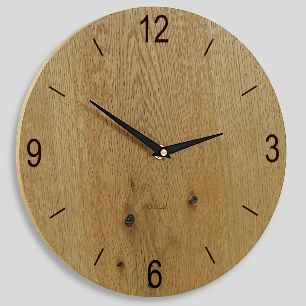Küchenwanduhr Wohnzimmeruhr aus Holz 30 cm