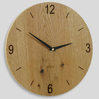 Küchenwanduhr Wohnzimmeruhr aus Holz 30 cm