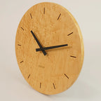Wanduhr außergewöhnlich aus Holz - 30 cm Wanduhr  - Vogelaugen Ahorn