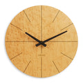 Wohnzimmeruhr modern - 30 cm Wanduhr aus Holz - Vogelaugen Ahorn