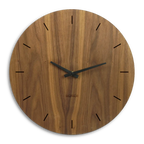 grosse Wanduhr Nussbaum 40 cm