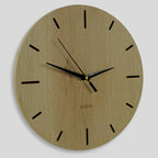 Wanduhr Eiche rustikal - 30 cm Wohnzimmeruhr - Küchenuhr aus Holz
