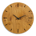 Wanduhr Wohnzimmer groß aus Holz 40 cm