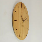 Wanduhr holz eiche modern - 40 cm groß