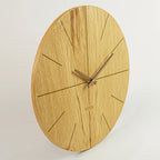 Wanduhr Eiche modern - 40 cm groß