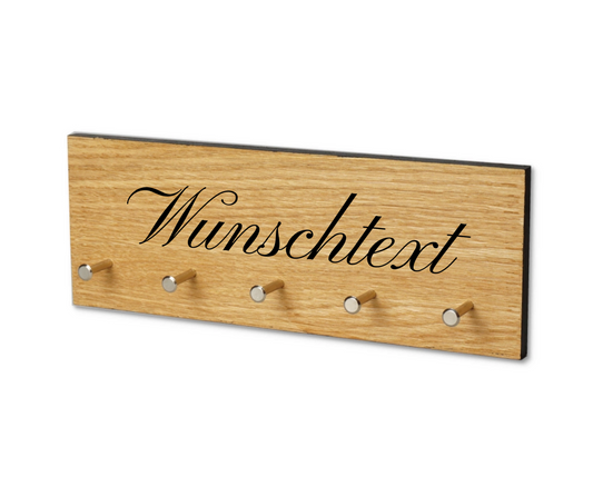 Personalisiertes Schlüsselbrett Eiche