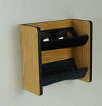 Brillenregal für die Wand - Brillenablage Holz Eiche - Brillenorganizer