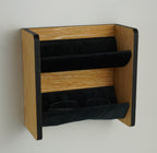 Brillenregal für die Wand - Brillenablage Holz Eiche - Brillenorganizer