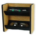 Brillenregal für die Wand - Brillenablage Holz Eiche - Brillenorganizer