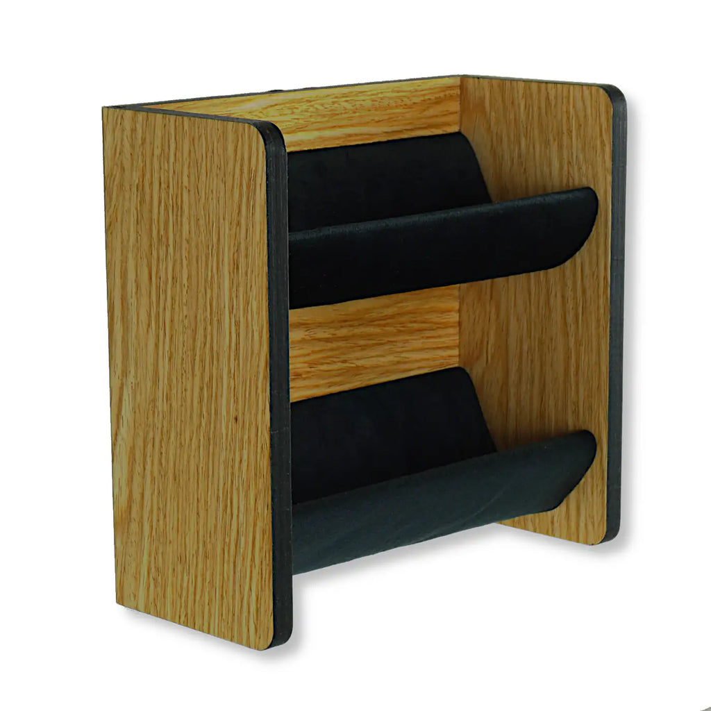 Brillenregal für die Wand - Brillenablage Holz Eiche - Brillenorganizer