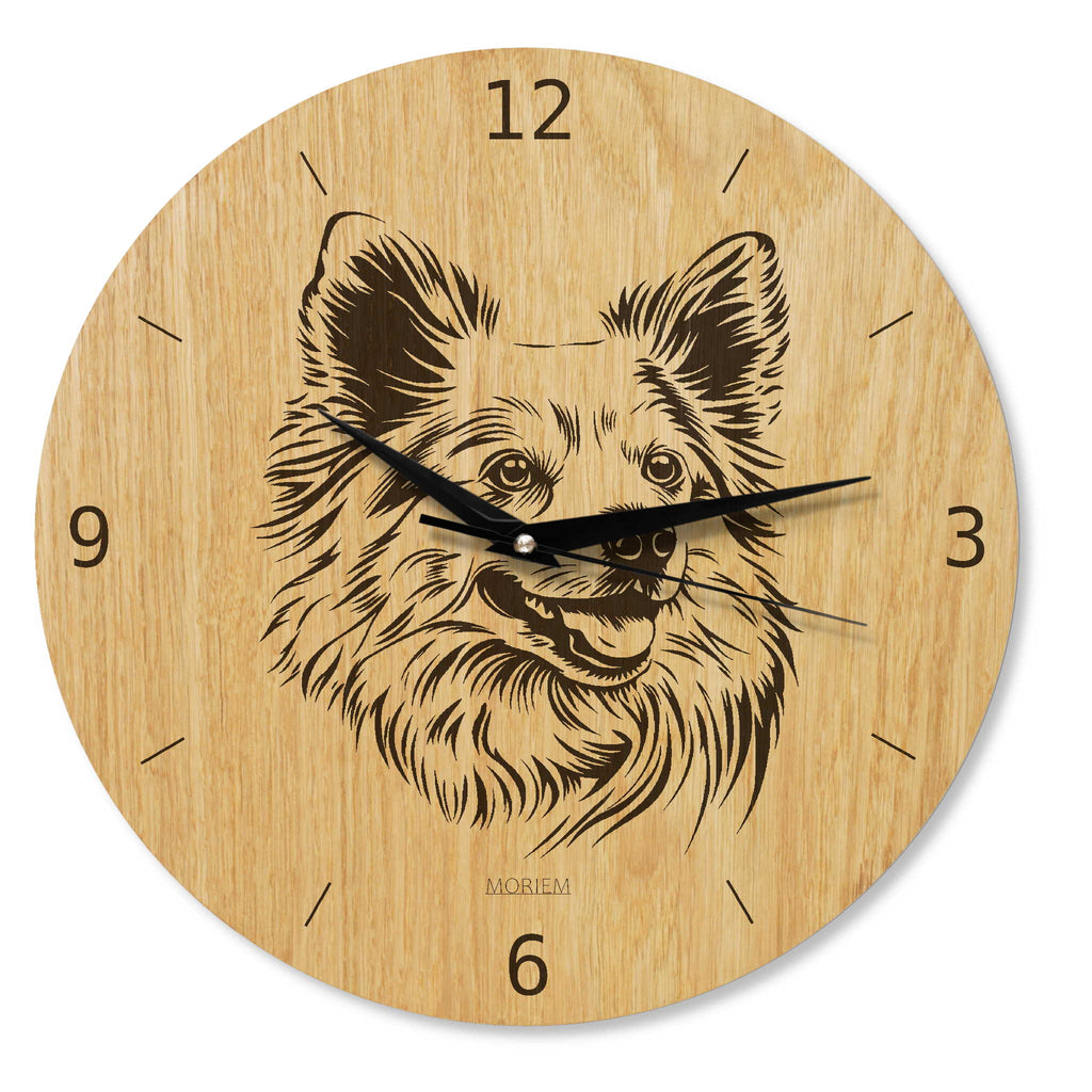 Wanduhr mit Hundemotiv - Wohnzimmeruhr modern - 30 cm/ 40 cm groß