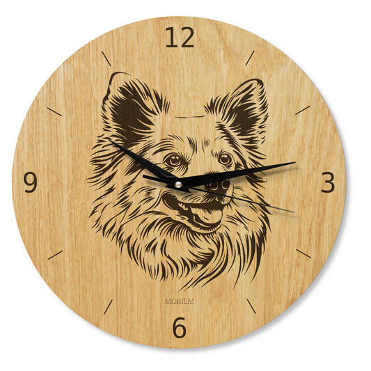 Wanduhr mit Hundemotiv - Wohnzimmeruhr modern - 30 cm/ 40 cm groß
