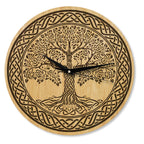 Wanduhr Keltischer Lebensbaum- Wohnzimmeruhr rustikal Vintage - 30 cm/40 cm groß