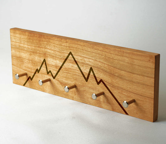 Holzschlüsselbrett Kirschbaum