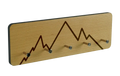 Wand Schlüsselbrett Holz - Buche 28 cm